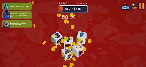 Payroll Dice: Roguelike мод скриншот 1