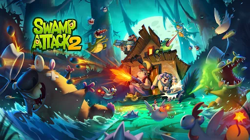 Swamp Attack 2 мод скриншот 6