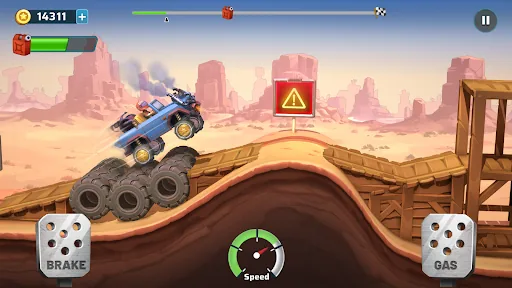 Mountain Climb Racer мод скриншот 6